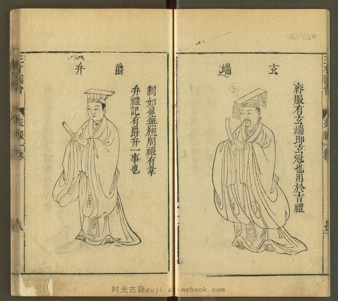 三才图会.08.衣服3卷.总106卷.明王圻.王思义撰辑.明万历37年原刊本.1609年 PDF电子版下载 | 时光古籍