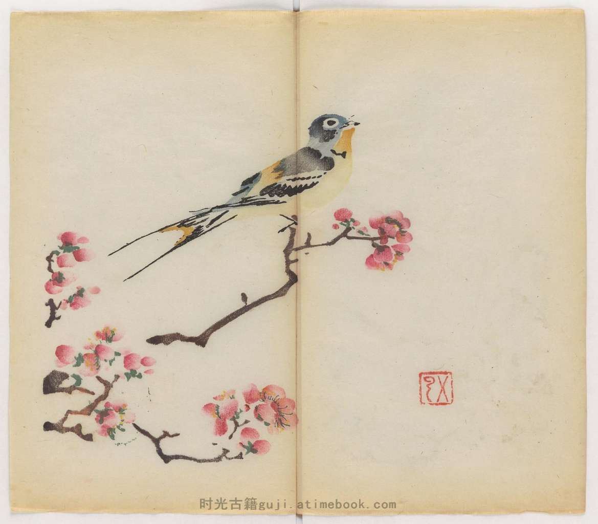 十竹斋书画谱.16册.明胡正言辑.明崇祯六年南京胡氏十竹斋彩色套印本.1633年.剑桥大学图书馆藏 PDF电子版下载 | 时光古籍