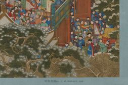 万国来朝图轴.清.绢本设色.25319×35632.北京故宫博物院藏 PDF电子版下载