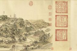 西湖十景图卷.清董邦达绘.18636X1910像素.注释.台北故宫博物院藏 PDF电子版下载